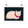 Front, 14″ x 11″ - Takahashi Shōtei Print – Tama The Cat Horizontal #002 (public domain reproduction) Takahashi Shōtei Print – Tama The Cat Horizontal #002 (public domain reproduction)