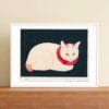 in frame - Takahashi Shōtei Print – Tama The Cat Horizontal #002 (public domain reproduction) Takahashi Shōtei Print – Tama The Cat Horizontal #002 (public domain reproduction)