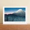 in frame - Takahashi Shōtei Print – Mount Fuji From Hakone #011 (public domain reproduction) Takahashi Shōtei Print – Mount Fuji From Hakone #011 (public domain reproduction)