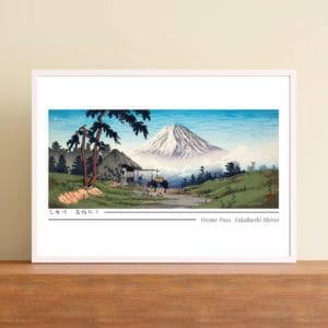 in frame image -Takahashi Shōtei Print – Otome Pass #014 (public domain reproduction) Takahashi Shōtei Print – Otome Pass #014 (public domain reproduction)