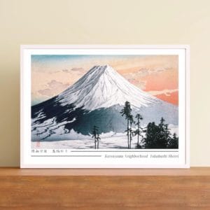 in frame image -Takahashi Shōtei Print – Katsuyama Neighborhood #015 (public domain reproduction) Takahashi Shōtei Print – Katsuyama Neighborhood #015 (public domain reproduction)