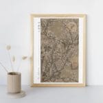 Itō Jakuchū Print – White Plum Blossoms and Moon (1755) #006