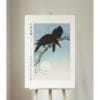 front image Ohara Koson Print – Two Crows On A Branch #015 (public domain reproduction) Ohara Koson Print – Two Crows On A Branch #015 (public domain reproduction)