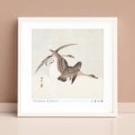 Ohara Koson Print - Geese Square #002