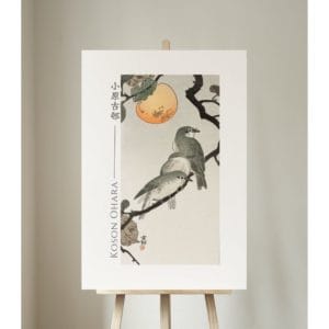 front image Ohara Koson Print – Birds And Plants #006 (public domain reproduction) Ohara Koson Print – Birds And Plants #006 (public domain reproduction)