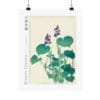 Ohara Koson Print – Blooming Hosta #016 (public domain reproduction)