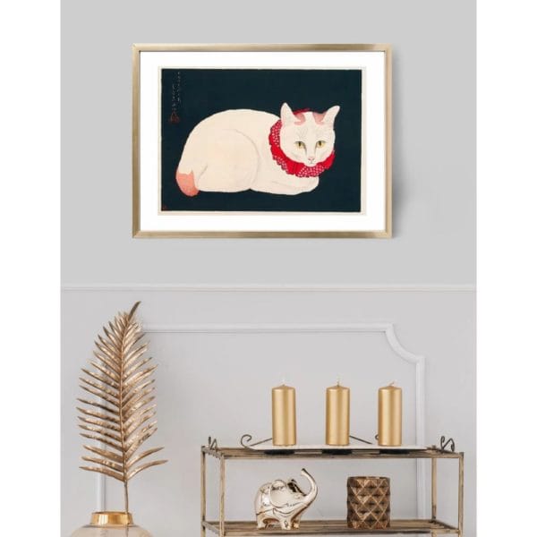 in frame - Takahashi Shōtei Print – Tama The Cat Horizontal #002 (public domain reproduction) Takahashi Shōtei Print – Tama The Cat Horizontal #002 (public domain reproduction)