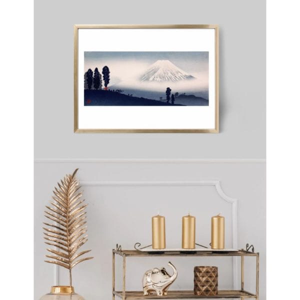in frame - Takahashi Shōtei Print – Mount Fuji Horizontal #006 (public domain reproduction) Takahashi Shōtei Print – Mount Fuji Horizontal #006 (public domain reproduction)