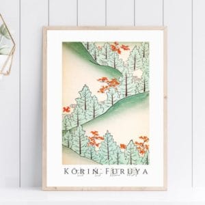 in frame image Furuya Kōrin Print – Bijutsukai V02-14 #134 (public domain reproduction) Furuya Kōrin Print – Bijutsukai V02-14 #134 (public domain reproduction)