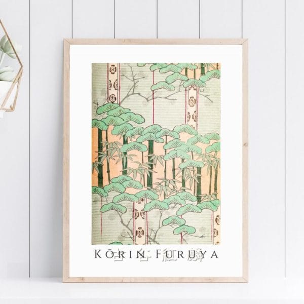 in frame image Furuya Kōrin Print – Bijutsukai V02-18 #137 (public domain reproduction) Furuya Kōrin Print – Bijutsukai V02-18 #137 (public domain reproduction)