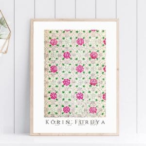 in frame image Furuya Kōrin Print – Bijutsukai V15-08 #157 (public domain reproduction) Furuya Kōrin Print – Bijutsukai V15-08 #157 (public domain reproduction)