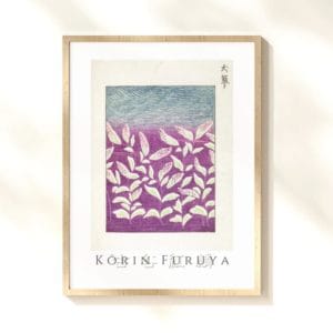 Furuya Kōrin Print – Bijutsukai V26-17 #226 (public domain reproduction)