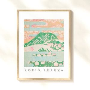 in frame image Furuya Kōrin Print – Bijutsukai V50-06 #384 (public domain reproduction) Furuya Kōrin Print – Bijutsukai V50-06 #384 (public domain reproduction)