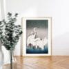 in frame Ohara Koson Print – Group Of Egrets #051 (public domain reproduction) Ohara Koson Print – Group Of Egrets #051 (public domain reproduction)