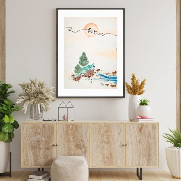 Furuya Kōrin Print – Bijutsukai V11-04 #074 (public domain reproduction)