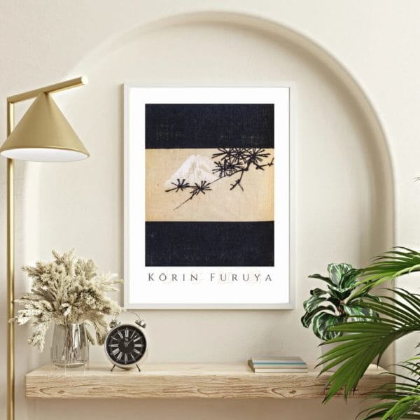 in frame on wall image Furuya Kōrin Print – Bijutsukai V33-18 #345 (public domain reproduction) Furuya Kōrin Print – Bijutsukai V33-18 #345 (public domain reproduction)