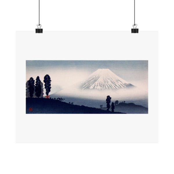 Front, 14″ x 11″ - Takahashi Shōtei Print – Mount Fuji Horizontal #006 (public domain reproduction) Takahashi Shōtei Print – Mount Fuji Horizontal #006 (public domain reproduction)
