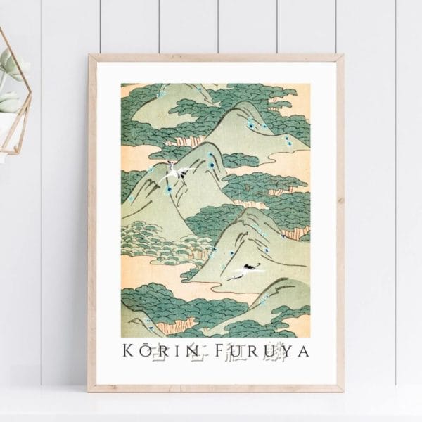 in frame image Furuya Kōrin Print – Bijutsukai V05-12 #056 (public domain reproduction) Furuya Kōrin Print – Bijutsukai V05-12 #056 (public domain reproduction)