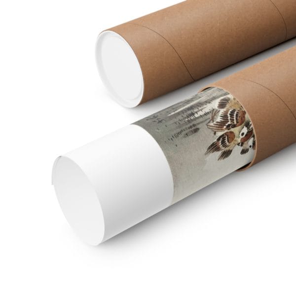 Close up, 11″ x 14″ – Ohara Koson Print – Sparrows #069 (public domain reproduction) Ohara Koson Print – Sparrows #069 (public domain reproduction)