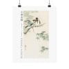 Front, 11″ x 14″ – Ohara Koson Print – Great Tits On Maple Branch #050 (public domain reproduction) Ohara Koson Print – Great Tits On Maple Branch #050 (public domain reproduction)