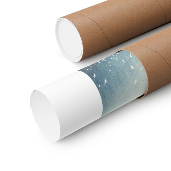 Ohara Koson Print – A Jumping Carp #007 (public domain reproduction)